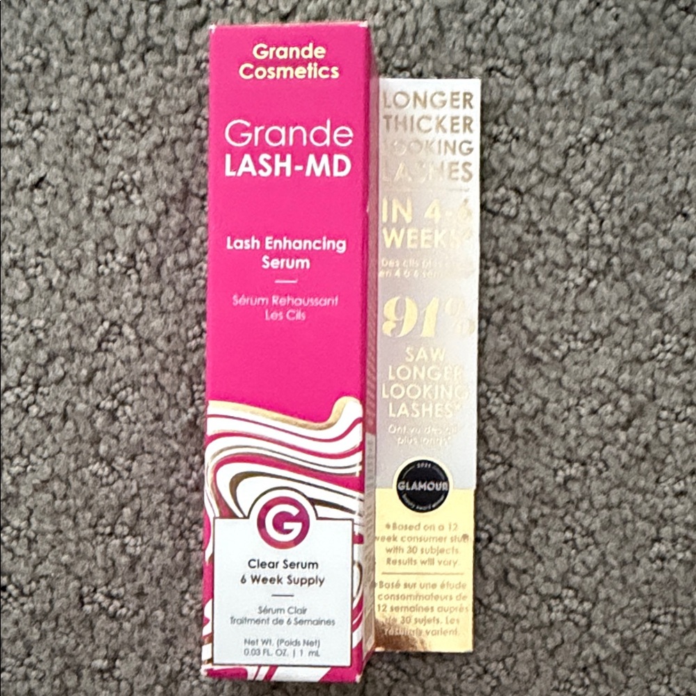 NEW GrandeLASH-MD Lash Enhancing Serum - Pink Packaging sealed